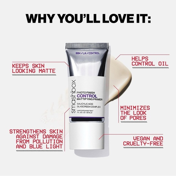 NEW IN BOX Smashbox travel size Photo Finish Control Mattifying Salicylic Primer - Picture 6 of 14